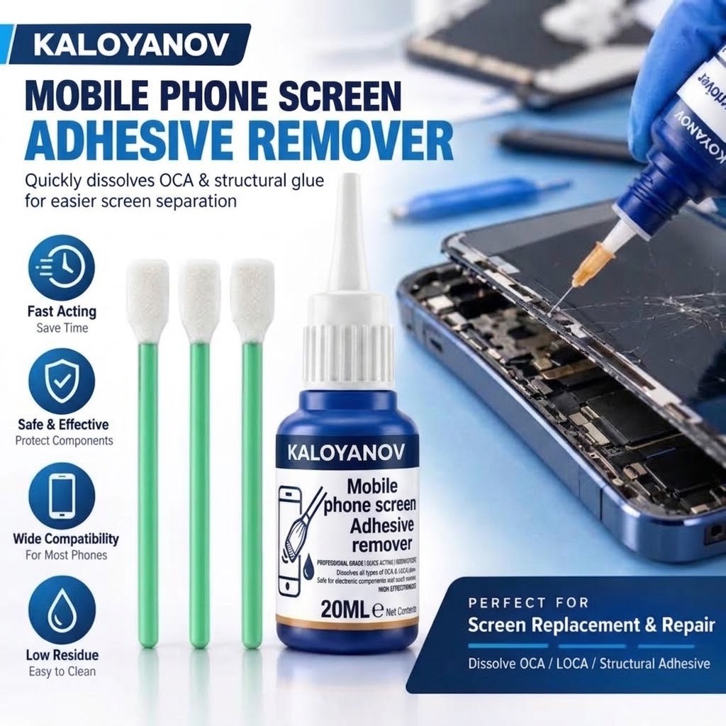 Glass Break Detector - Mobile Phone Screen Glue Remover Precision