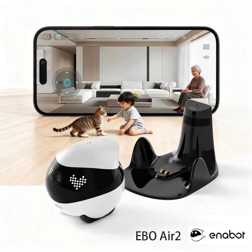Enabot EBO AIR 2 Companion Rob - Home Security Robot recension och pris