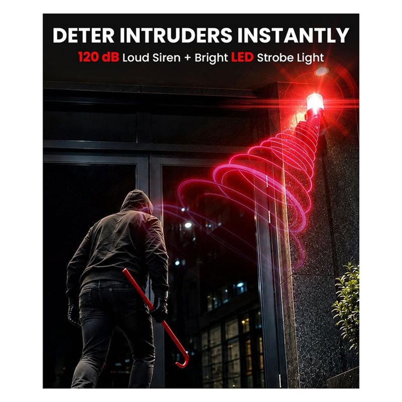 Y01A Motion Sensor Security Al - Home Security Yard Sensors recension och pris