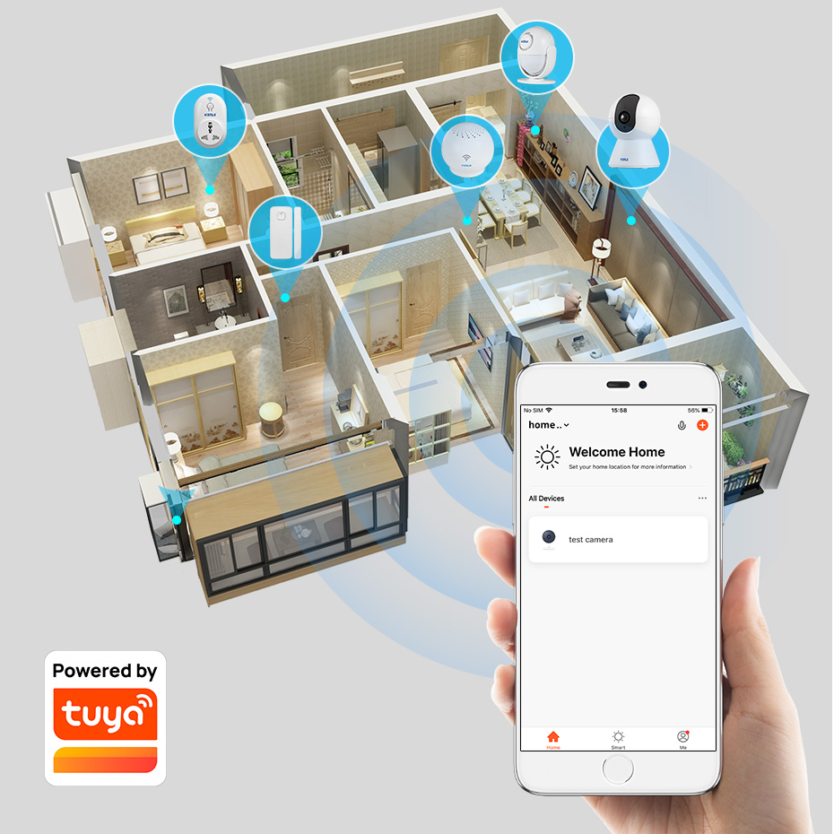 KERUI 8MP 4K PTZ Camera Indoor - Home Security Google Camera recension och pris