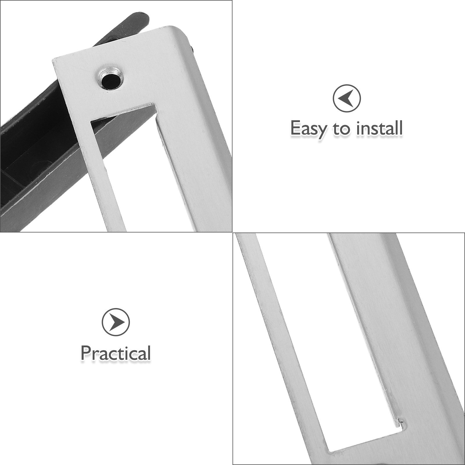 2Pcs Door Strike Plate Repairs - Door Reinforcer Kit recension och pris
