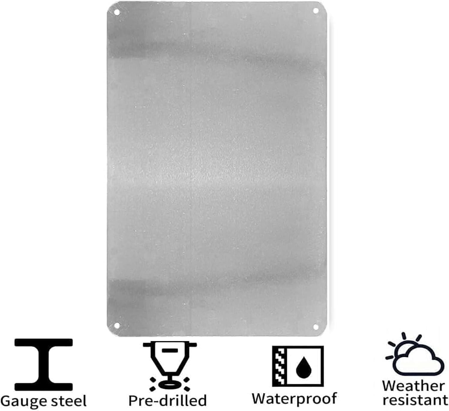 Tin Sign, Protected By Gnome L - Home Security Bars recension och pris