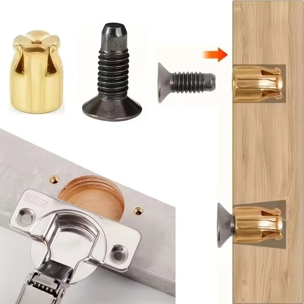 10 Sets Reusable Hinge Repair  - Door Reinforcer Kit recension och pris