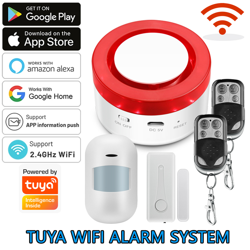 WiFi Tuya Home Alarm System 12 - Home Security Ultimate recension och pris