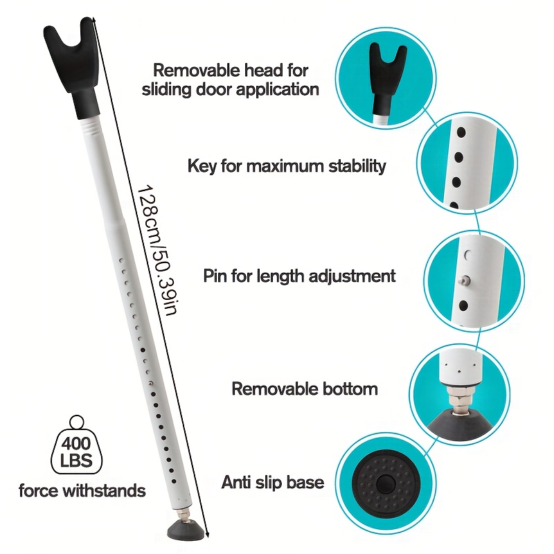 Adjustable 2in1 Sliding Patio  - Home Security Bars recension och pris