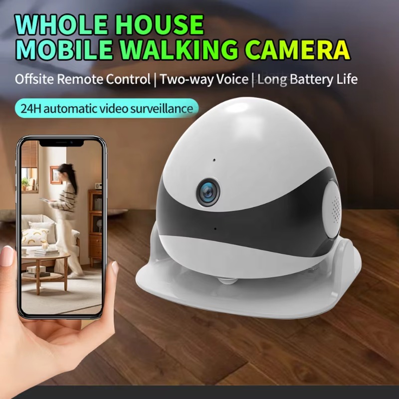 Wireless 2K HD Mobile Pet Comp - Home Security Robot recension och pris