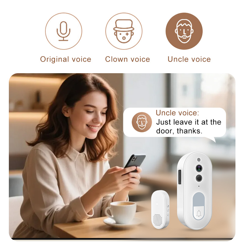 Tuya Smart Video Doorbell Wire - Home Security Google Camera recension och pris