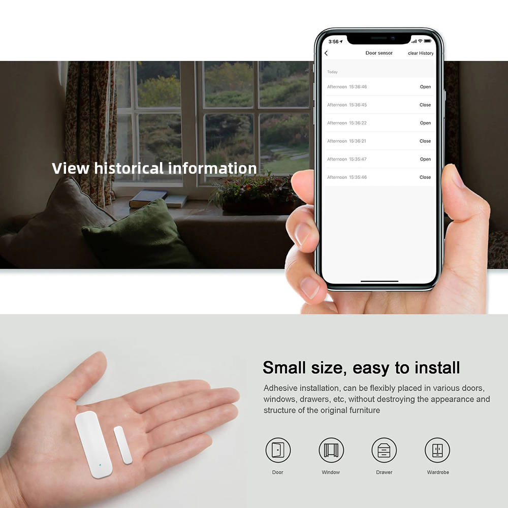 Tuya WiFi Door Window Sensor M - Window Alarm Sensor recension och pris