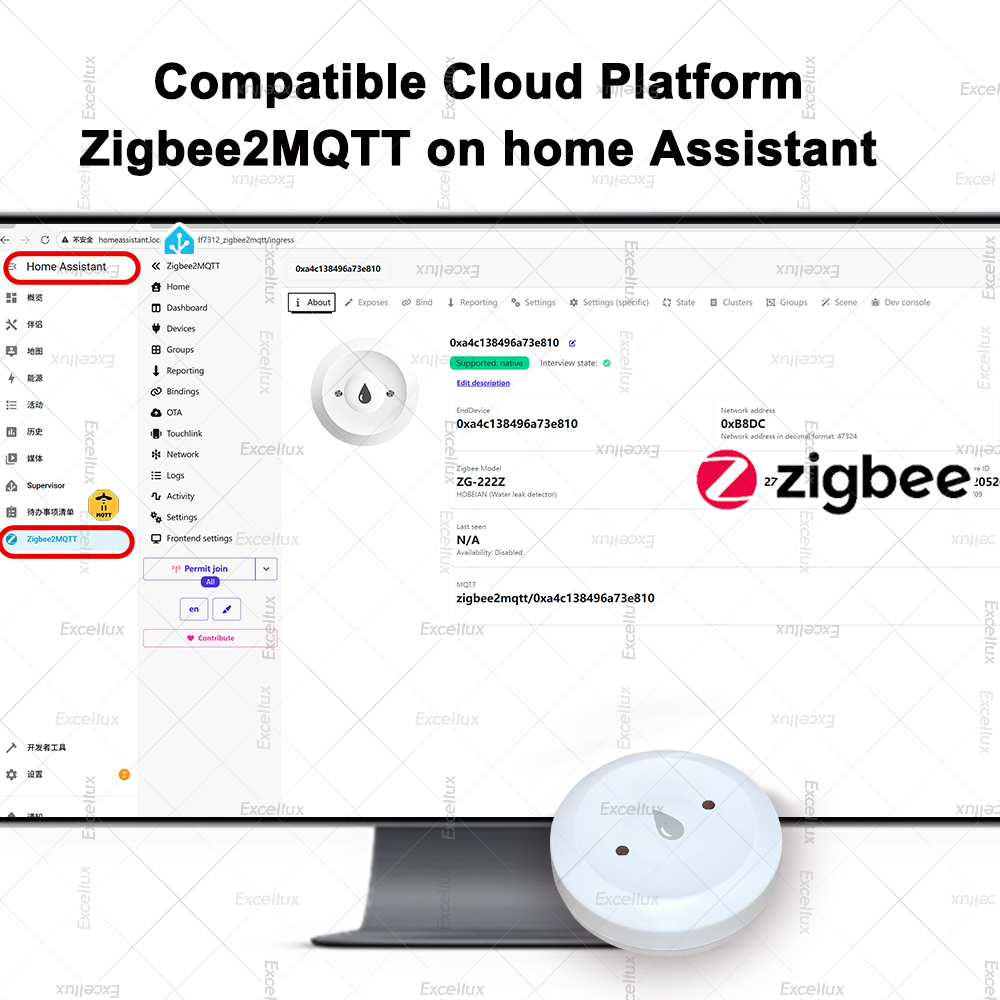 Zigbee Water Detector Leakage  - Home Security And Monitoring recension och pris