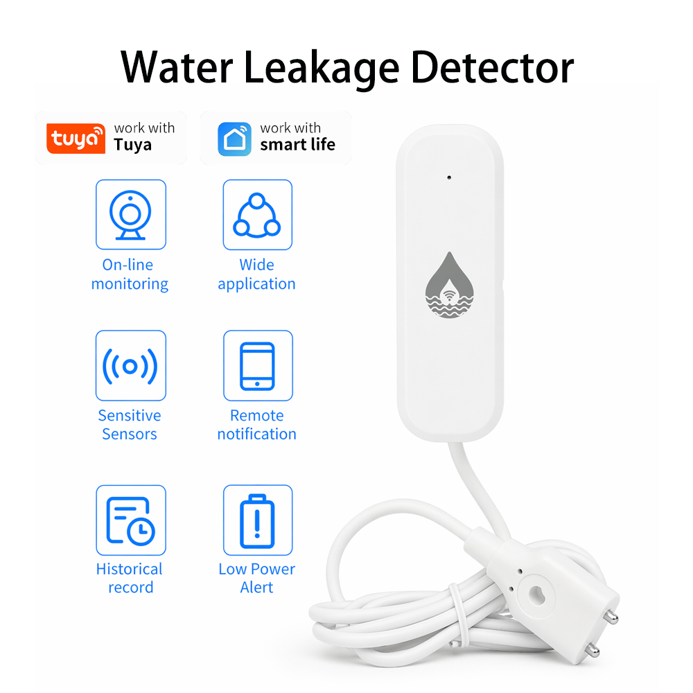 YFK WiFi/Zigbee Water Leakage  - Home Security And Monitoring recension och pris