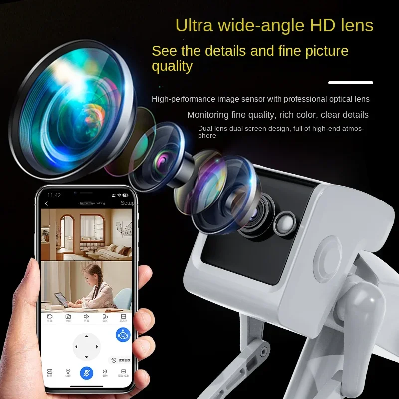 2MP Camera IP Camera Wireless  - Home Security Robot recension och pris