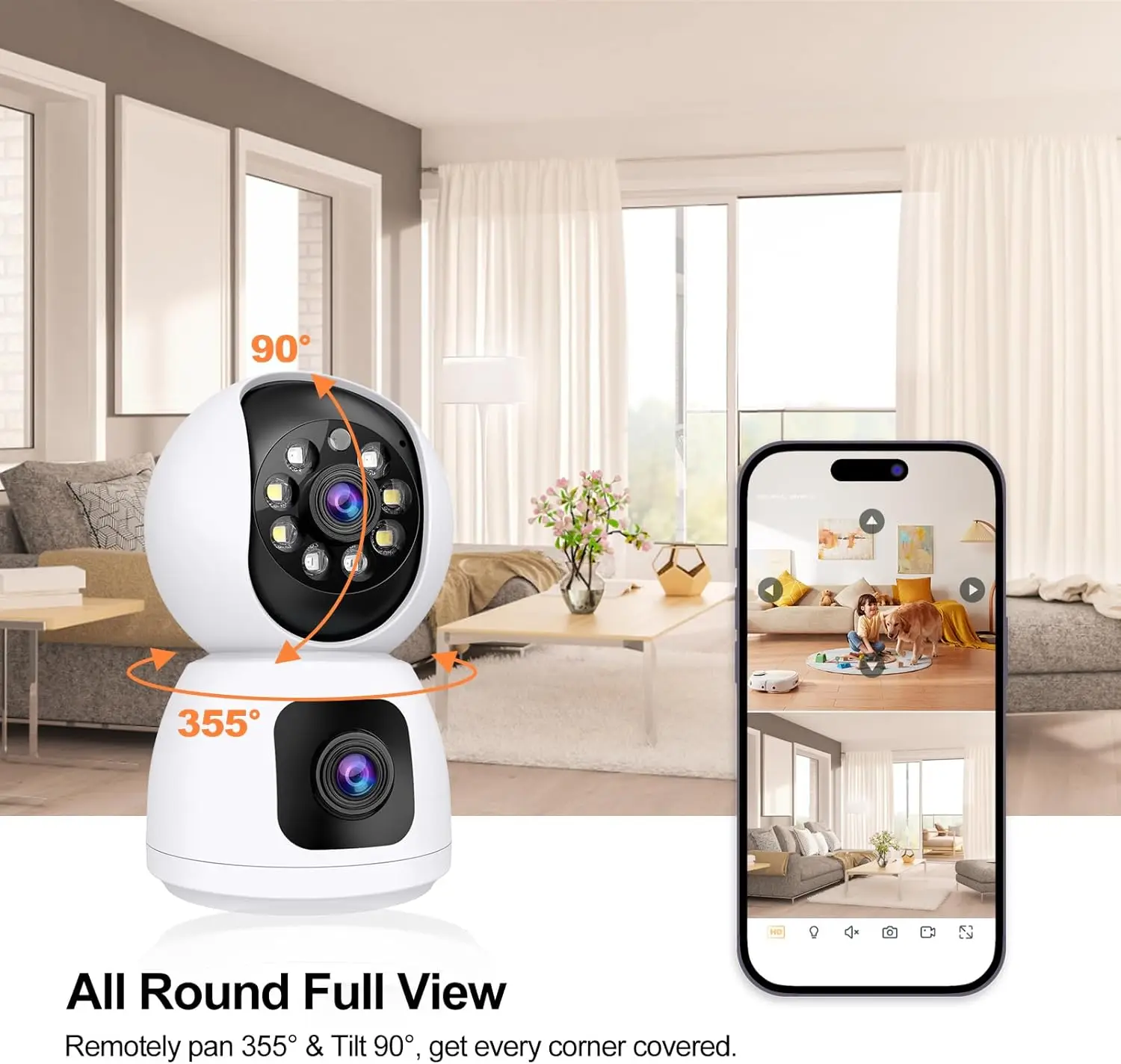 Tuya  4K 8MP HD WiFi Camera In - Home Security Google Camera recension och pris