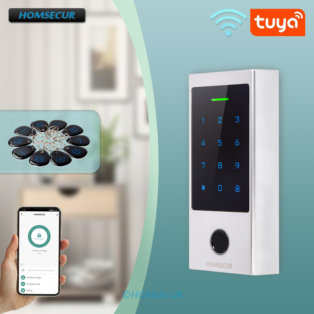 WiFi Tuya APP Waterproof Finge - Home Security Key Fob recension och pris