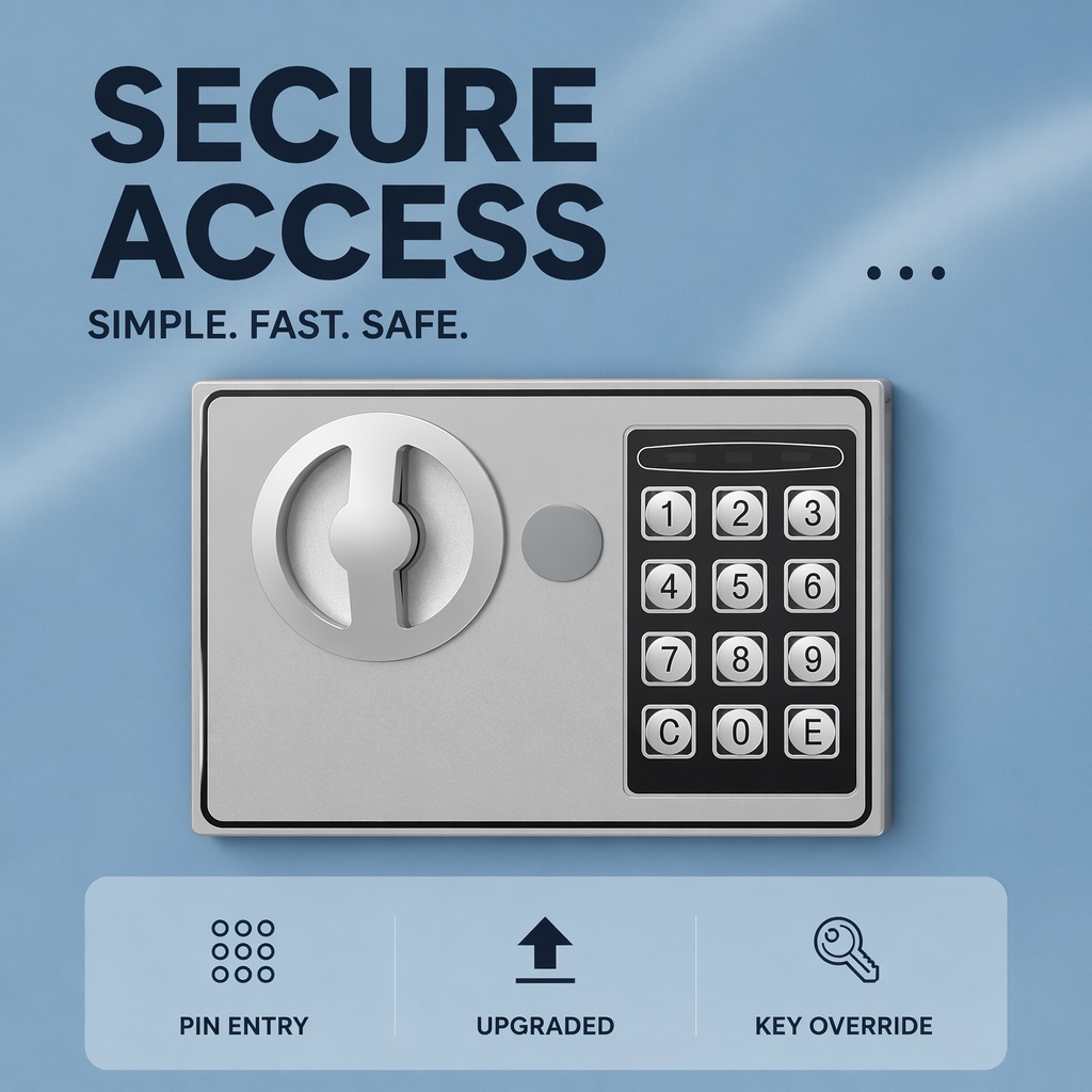 All Steel Electronic Digital K - Home Security Features recension och pris