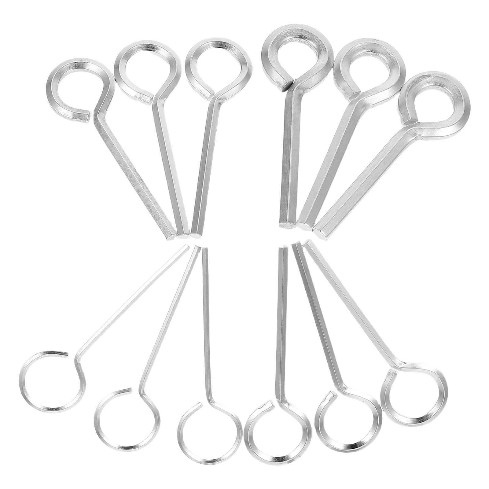 12Pcs Metal Hexagonal Key Set  - Home Security Bars recension och pris