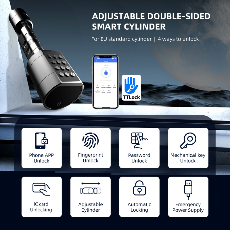 Smart Euro Cylindrical Door Lo - Home Security Features recension och pris