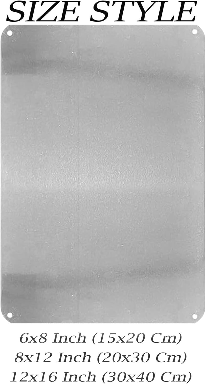 Tin Sign Warning Protected By  - Home Security Bars recension och pris