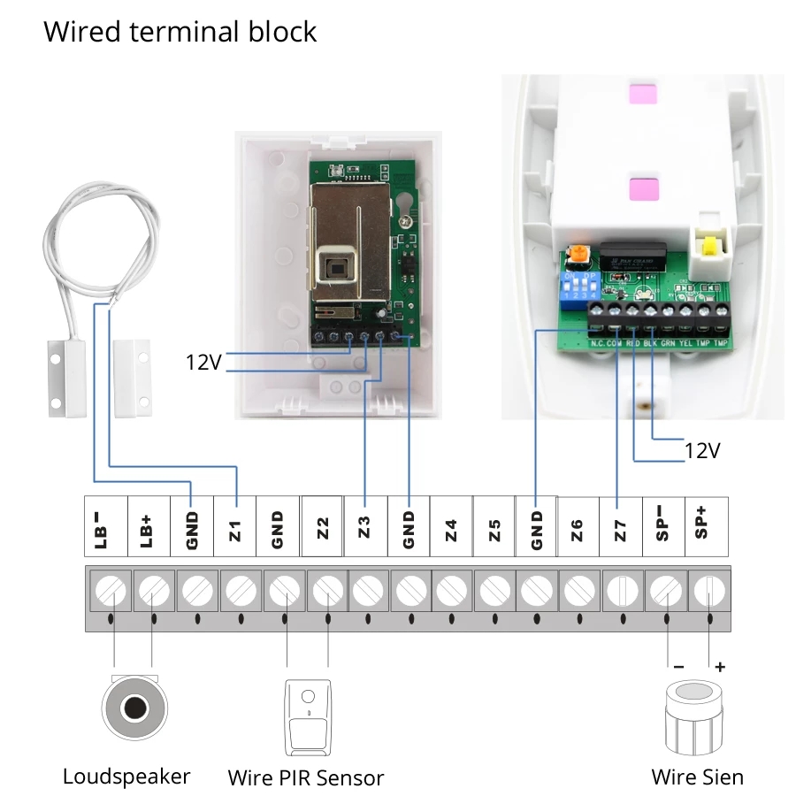 1/2/3/4/5/10/20PCS MC-38 Wired - Window Alarm Sensor recension och pris