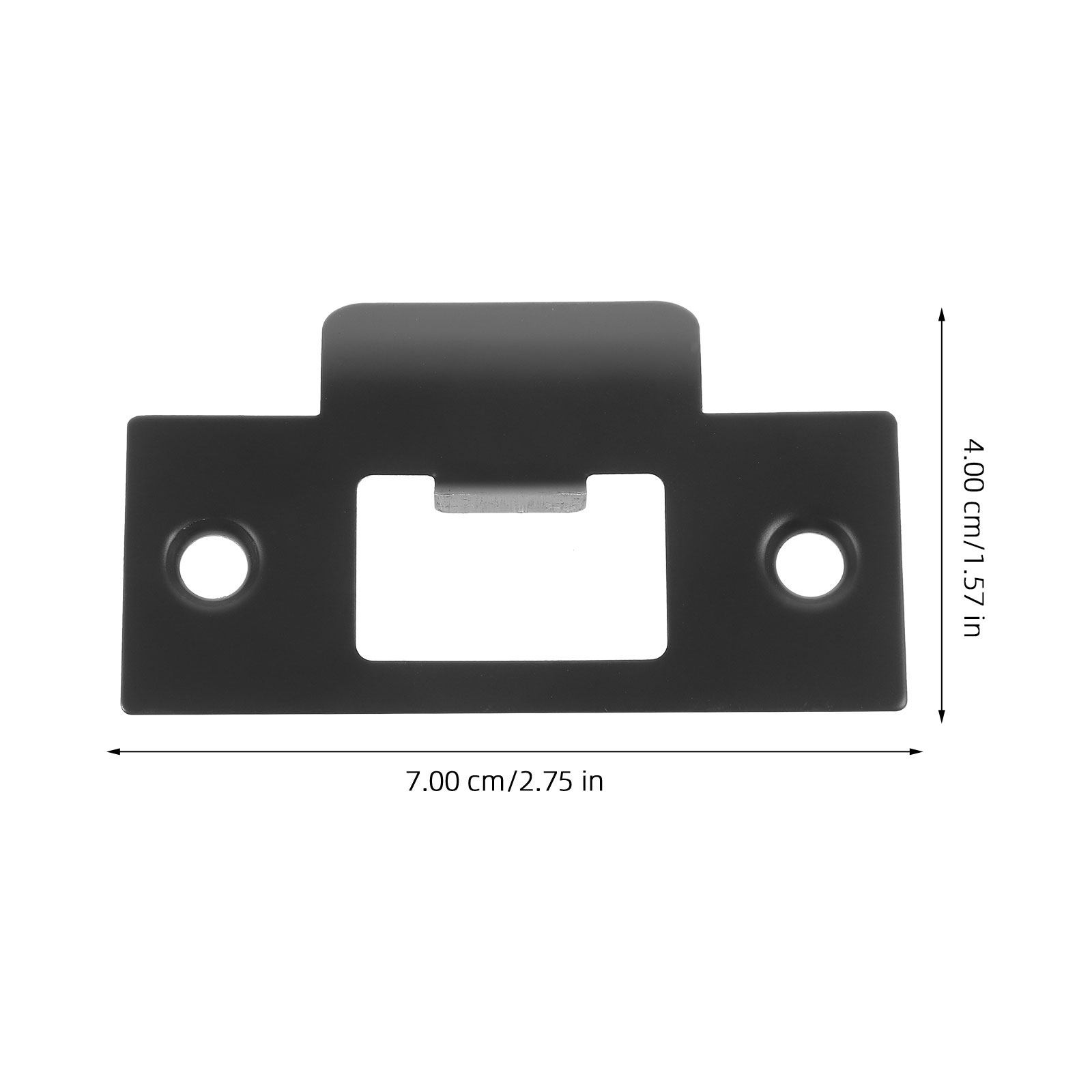 1Set Black Metal Door Latch Pl - Door Reinforcer Kit recension och pris