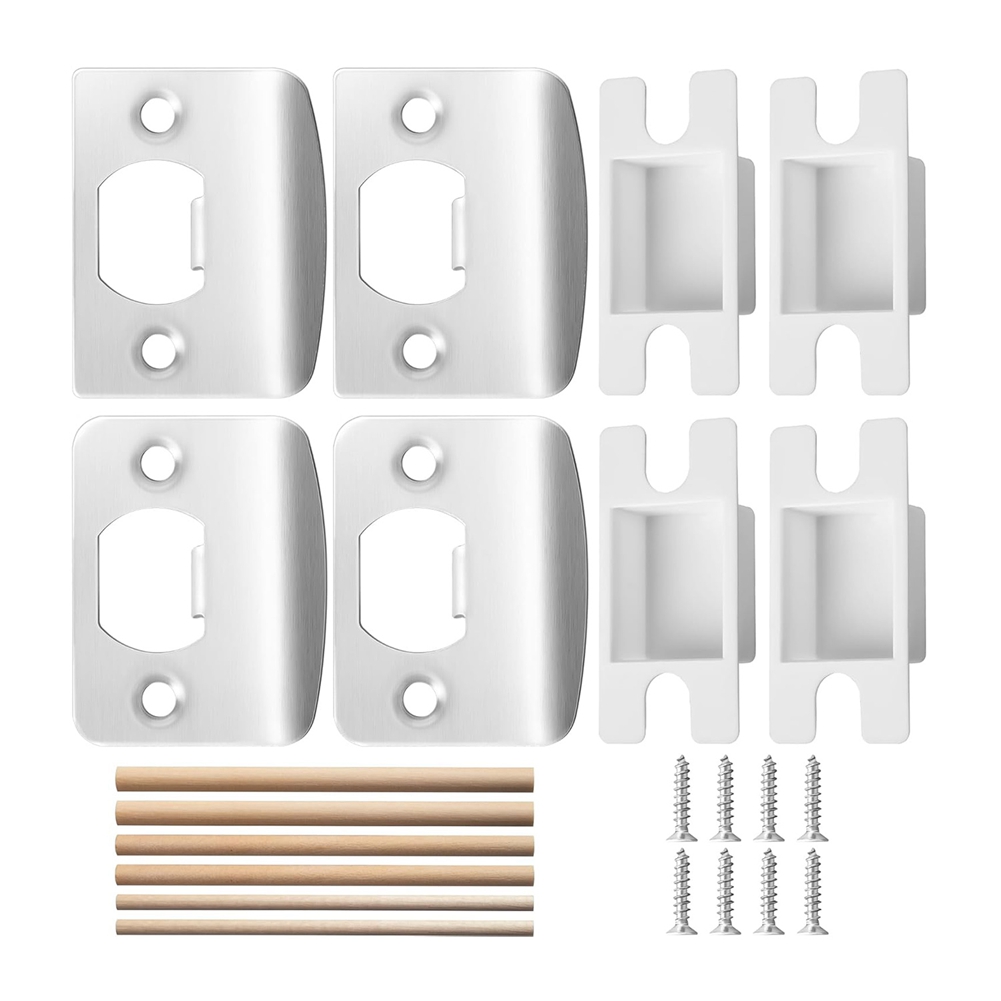 AA81-4 Pack Door Latch Strike  - Door Reinforcer Kit recension och pris