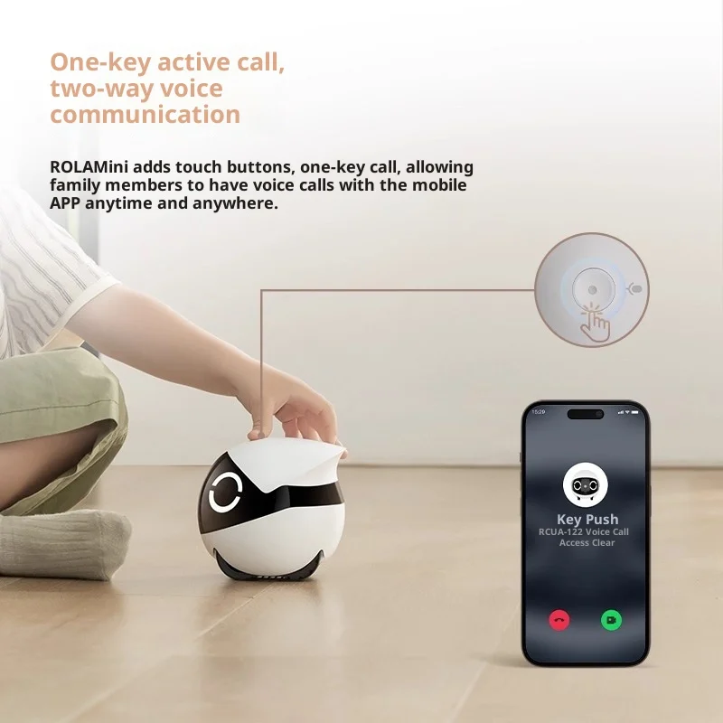 Enabot ROLA Mini Smart Robot I - Home Security And Monitoring recension och pris