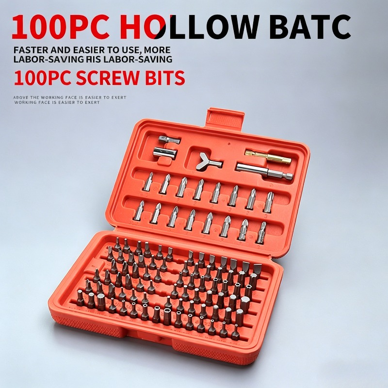 100PCS Screwdriver Bit Set, Ho - Home Security Bars recension och pris