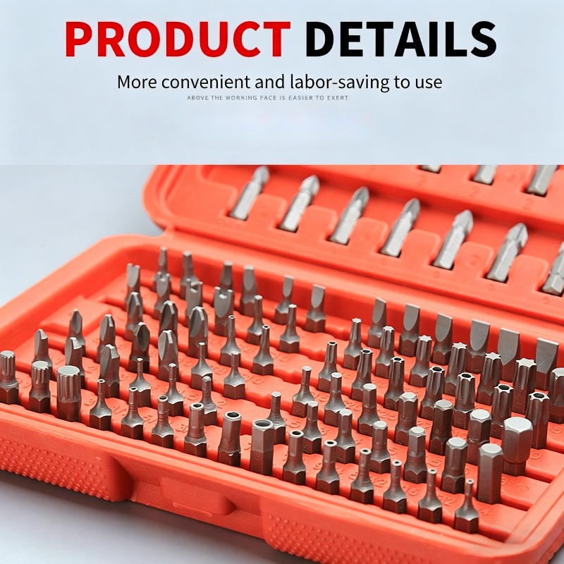 100PCS Screwdriver Bit Set, Ho - Home Security Bars recension och pris