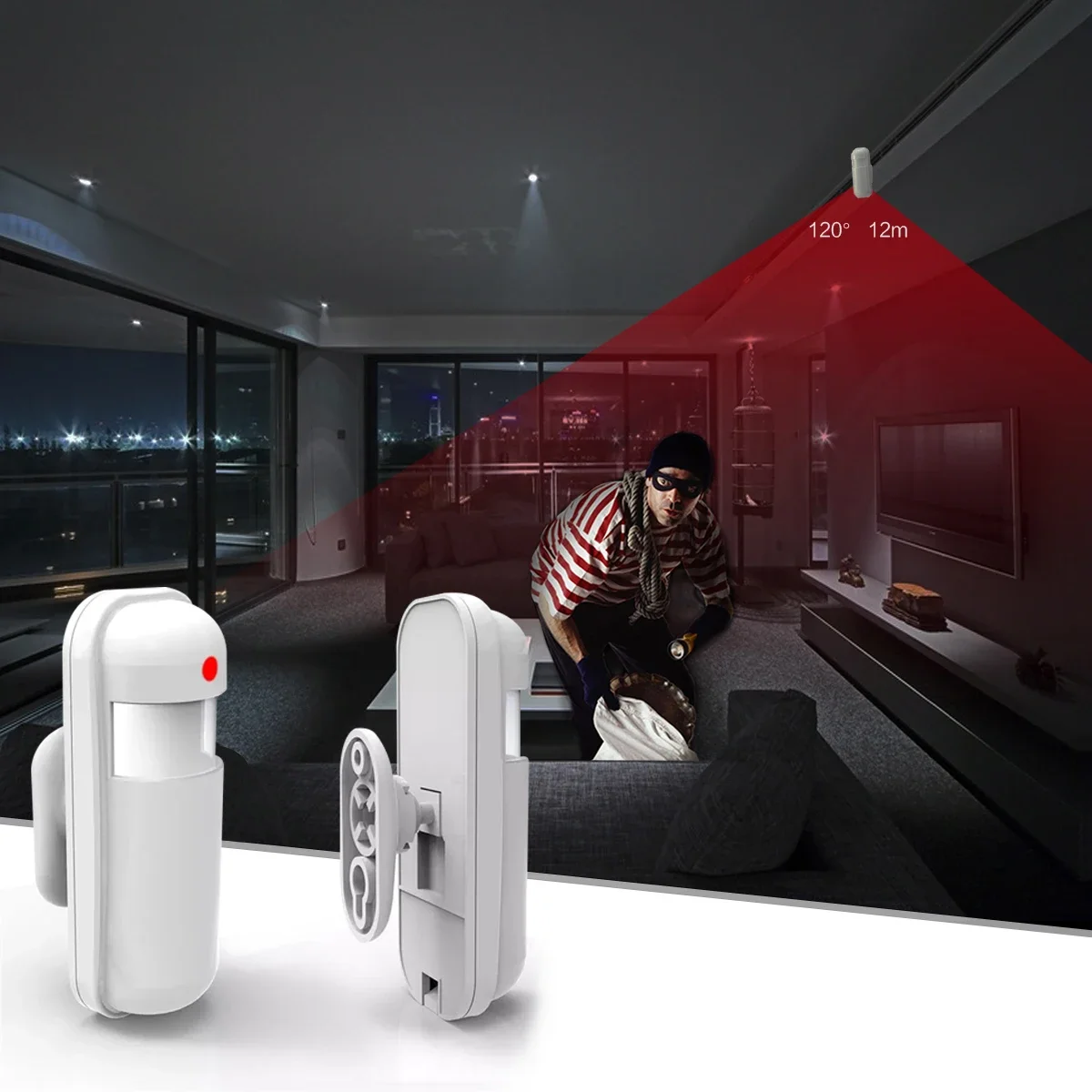 433MHz Motion Sensor Wireless  - Home Security Ultimate recension och pris