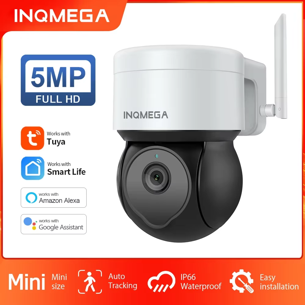 INQMEGA 5MP Tuya Outdoor PTZ C - Home Security Google Camera recension och pris