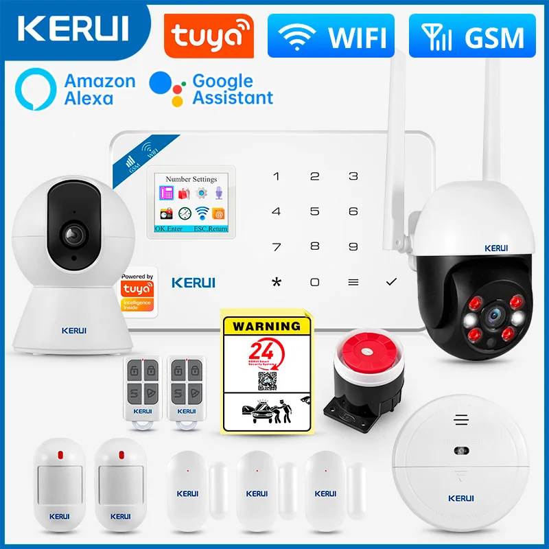 KERUI W181 Alarm System Securi - Home Security Google Camera recension och pris