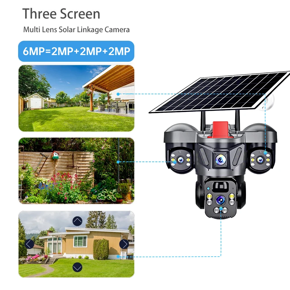 KERUI Outdoor PTZ 6MP 4G SIM W - Home Security Ultimate recension och pris