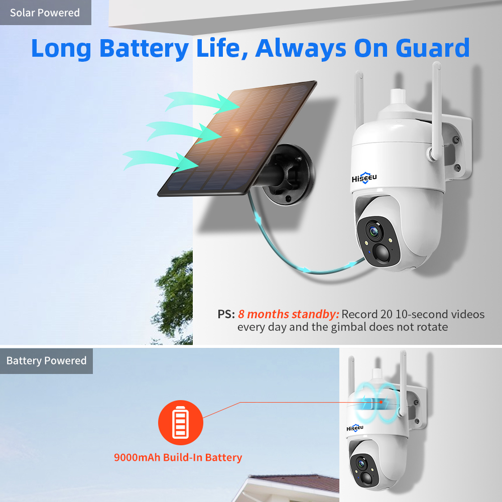 Hiseeu 3MP Cloud AI WiFi Video - Home Security Cameras Wireless recension och pris