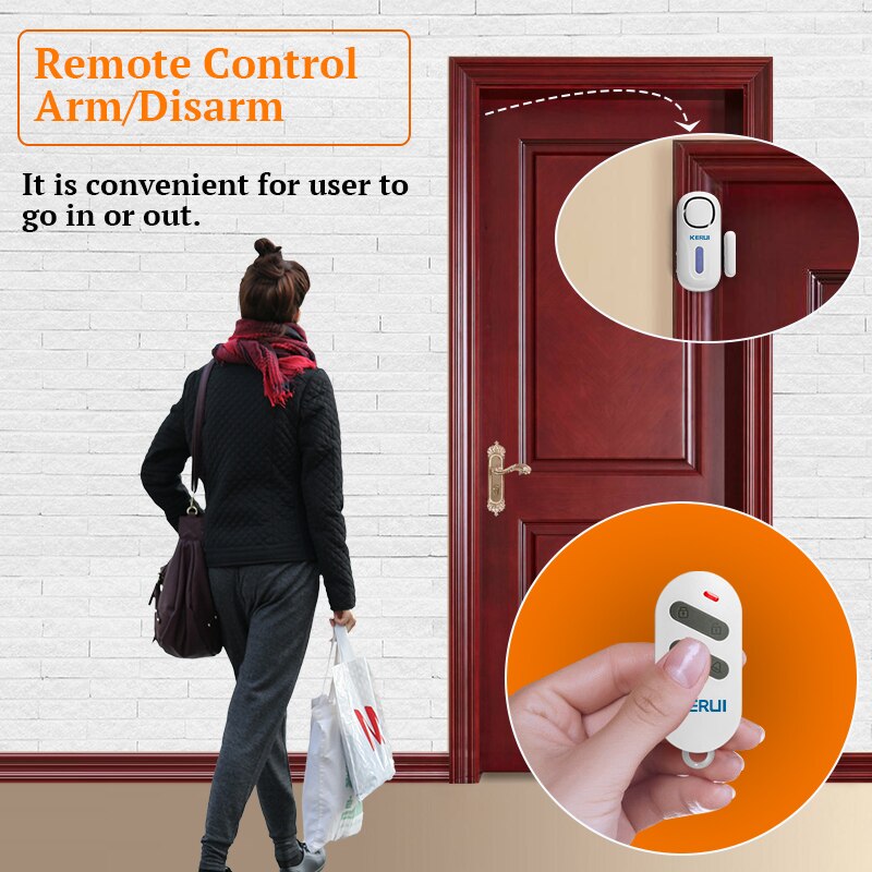 KERUI 120DB Wireless Door/Wind - Home Security Company recension och pris