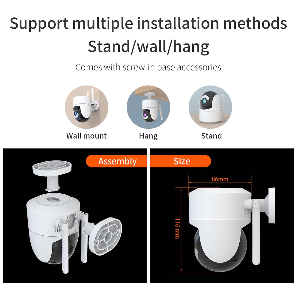 Tuya IP Camera 5G WIFI 6MP Ale - Home Security Google Camera recension och pris
