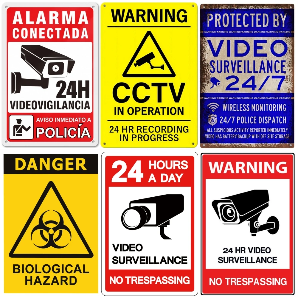 Aluminum 24-hour Video Surveil - Home Security Bars recension och pris