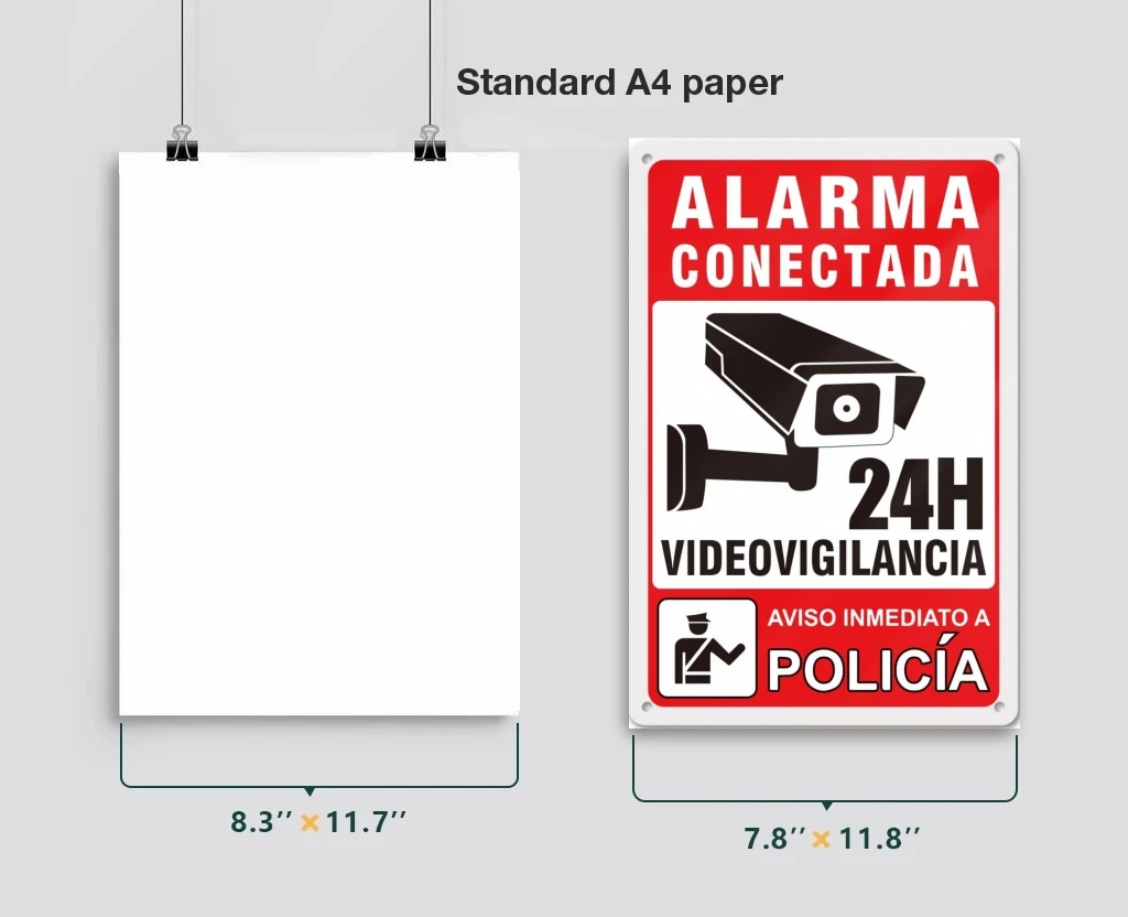 Aluminum 24-hour Video Surveil - Home Security Bars recension och pris