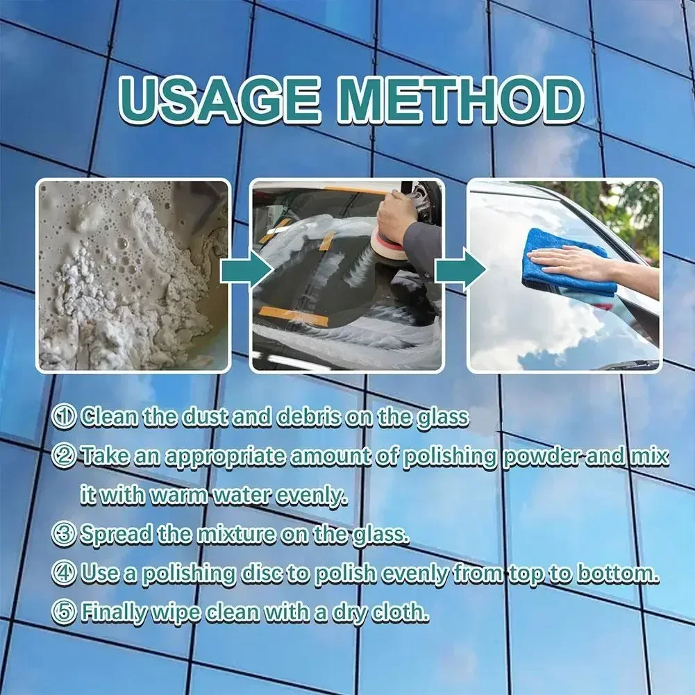 100g Glass Polishing Powder Fo - Glass Break Detector recension och pris